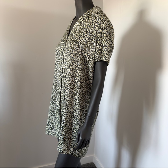 AllSaints Floral Button-Front Mini Dress – Size 4 - Picture 3 of 8